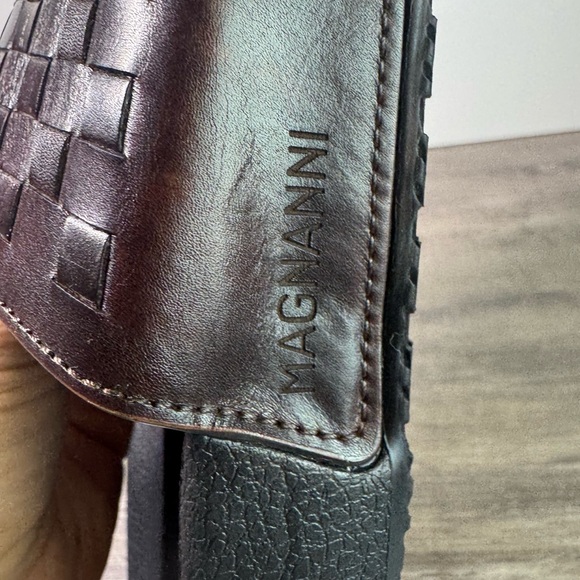 Magnanni Brown Playa Slide Mid Brown Slide Sandals size 7 IMMACULATE - Picture 8 of 11